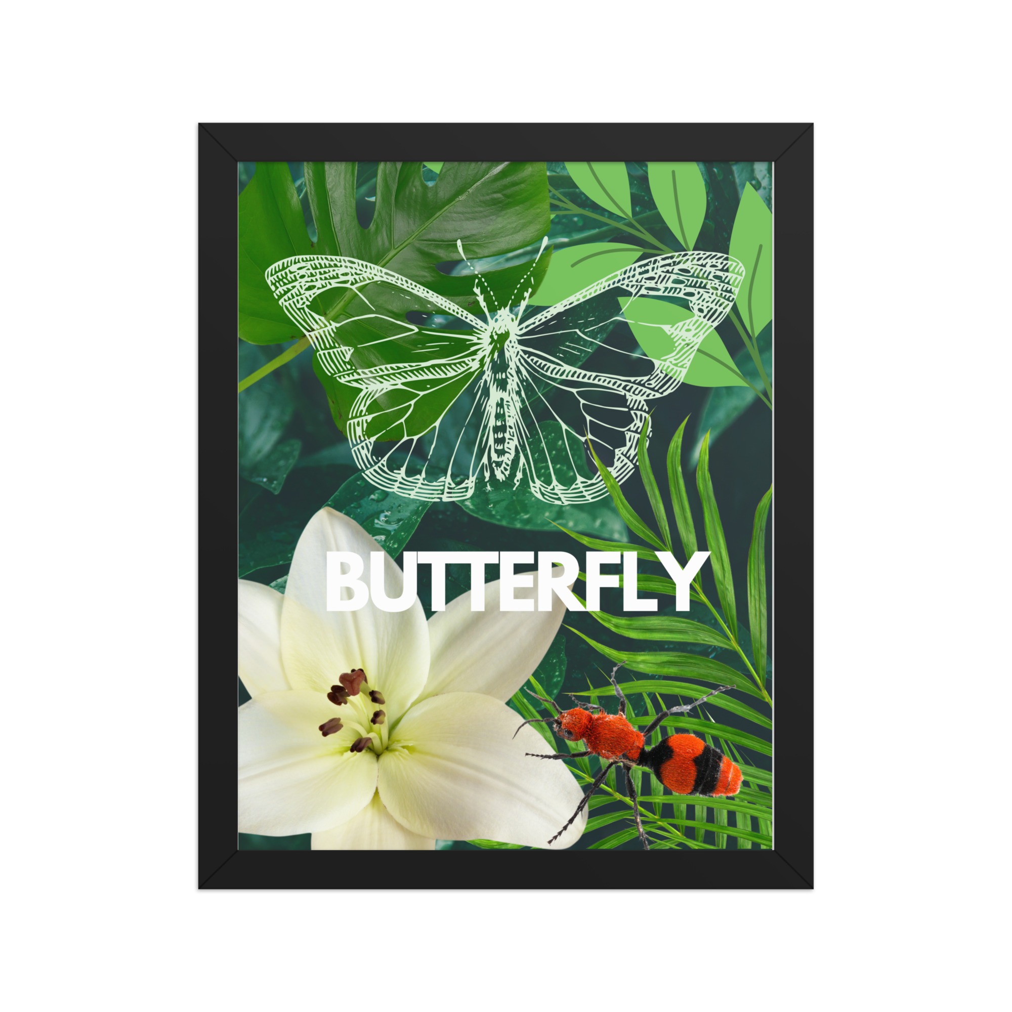 Framed Poster: "Butterfly"