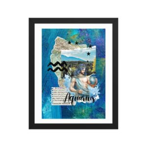 Framed Poster: "Aquarius"
