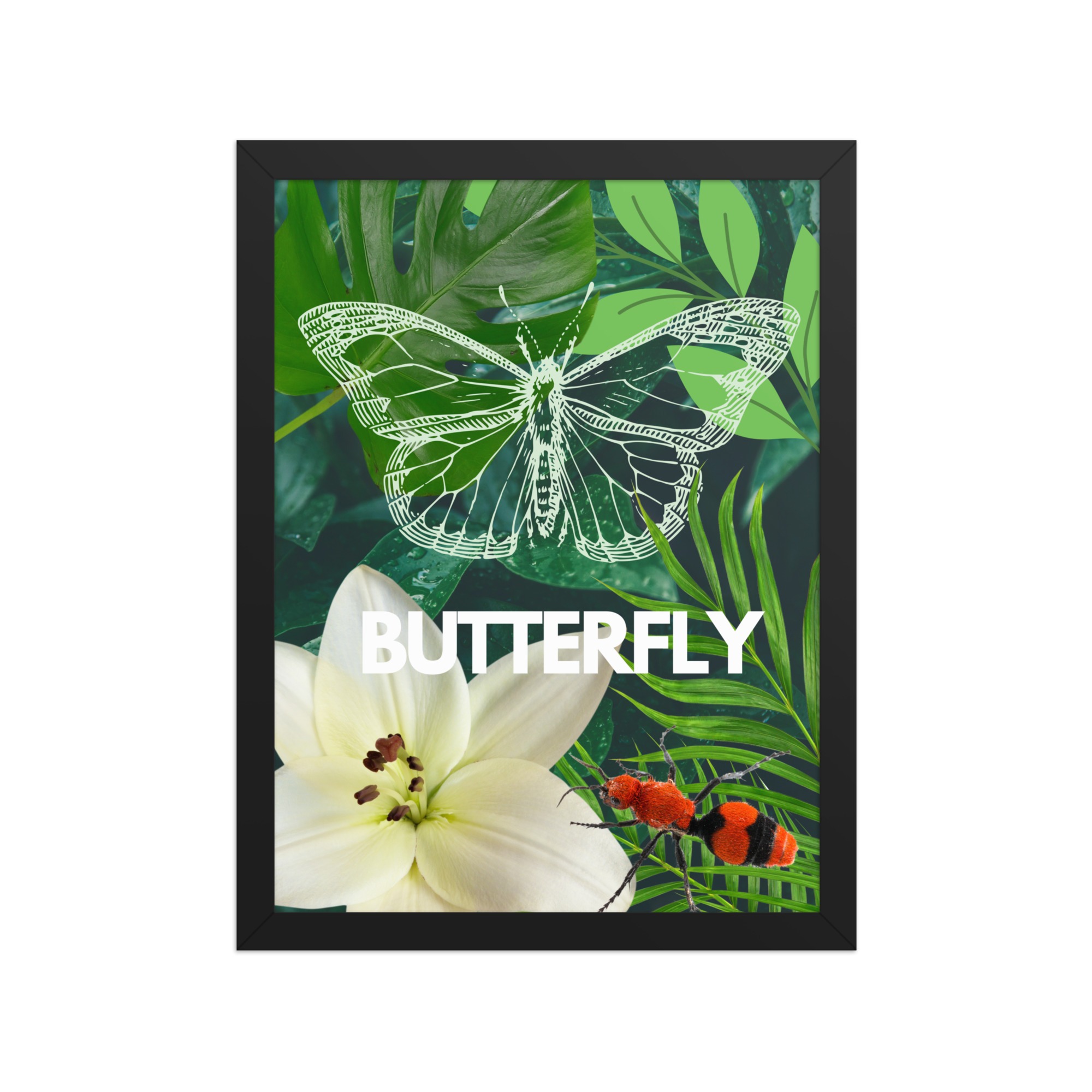 Framed Poster: "Butterfly" - Image 2