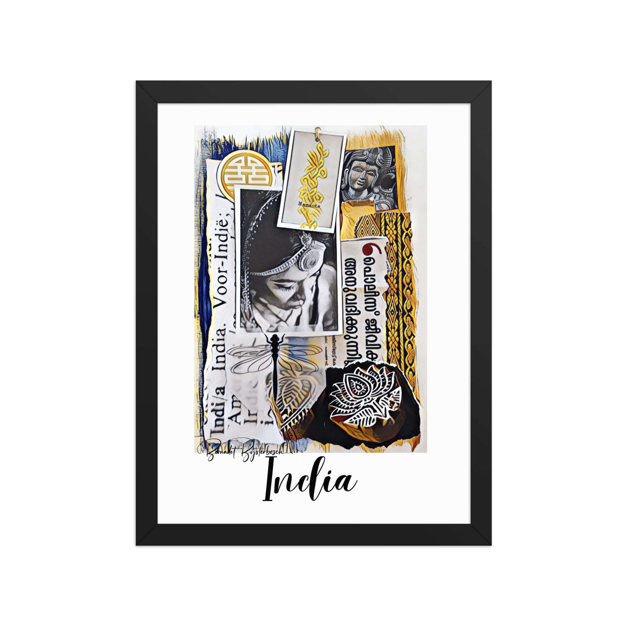 Framed Poster: "India" - Image 2