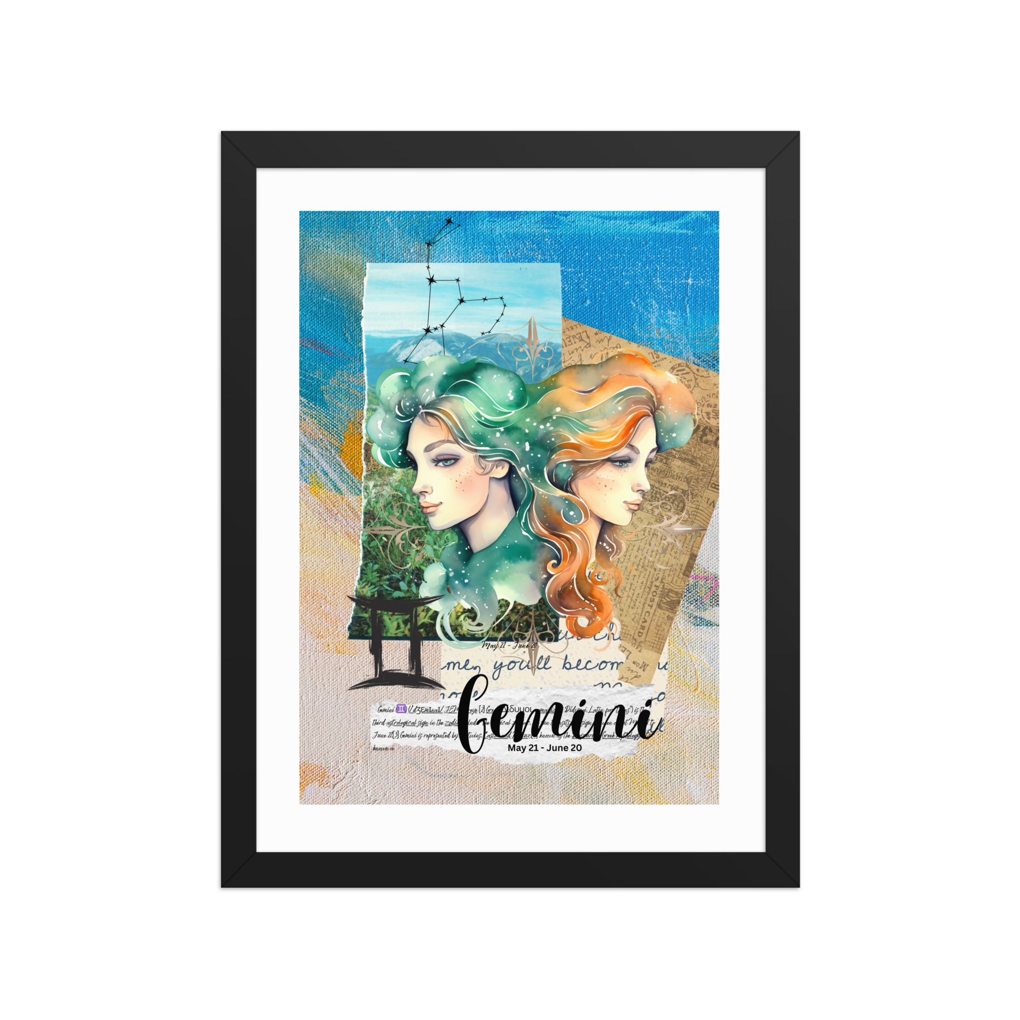 Framed Poster: "Gemini" - Image 2