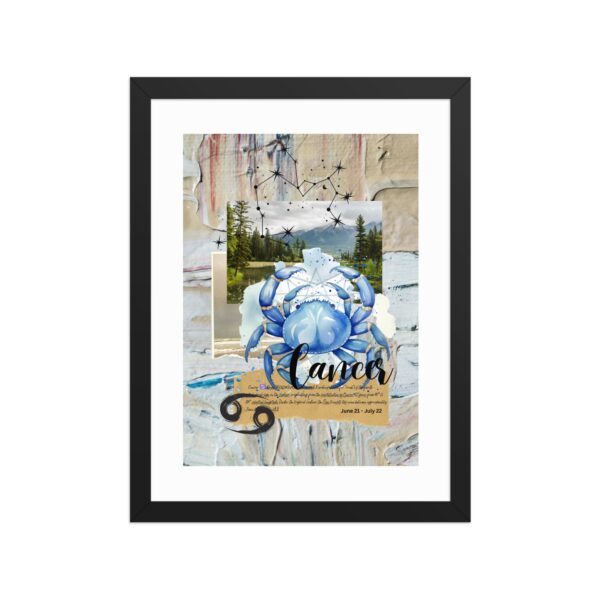 Framed Poster: "Cancer" - Image 2
