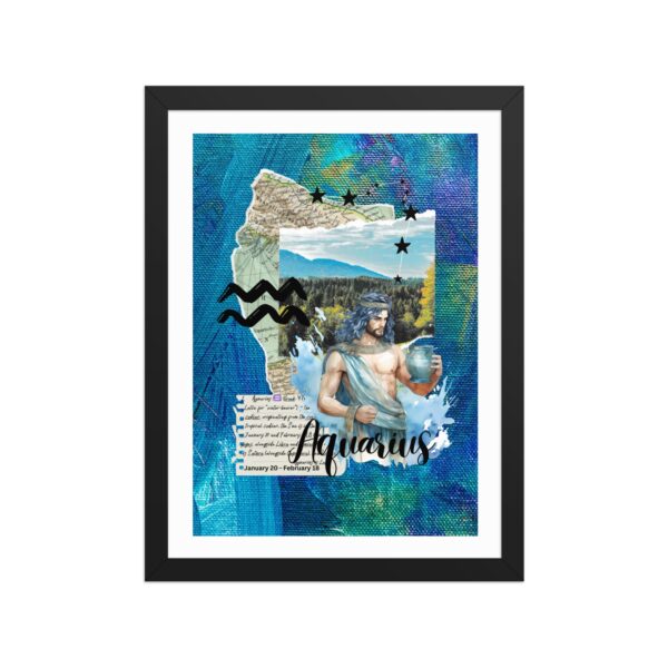 Framed Poster: "Aquarius" - Image 2