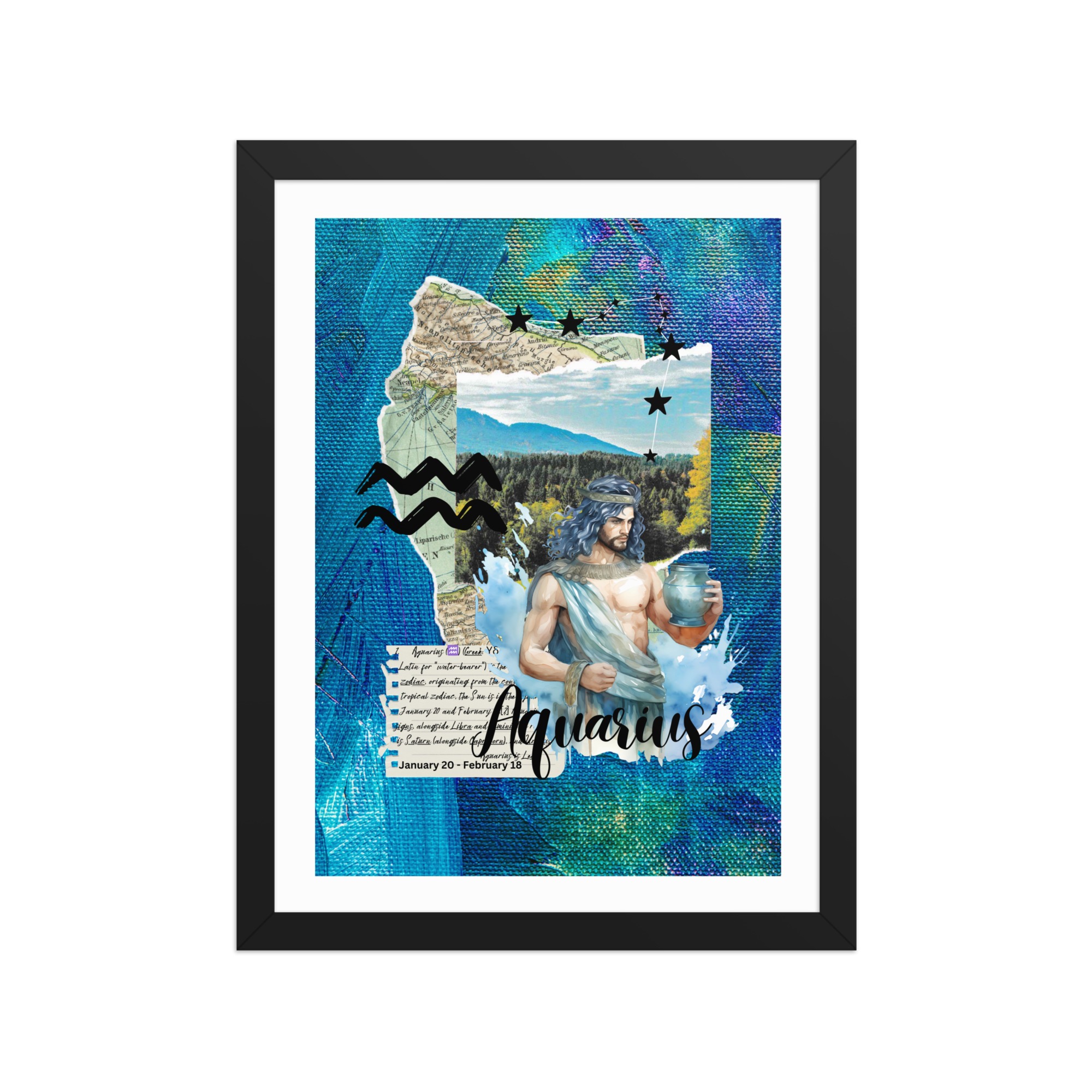 Framed Poster: "Aquarius" - Image 2