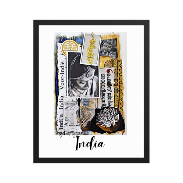 Framed Poster: "India" - Image 3