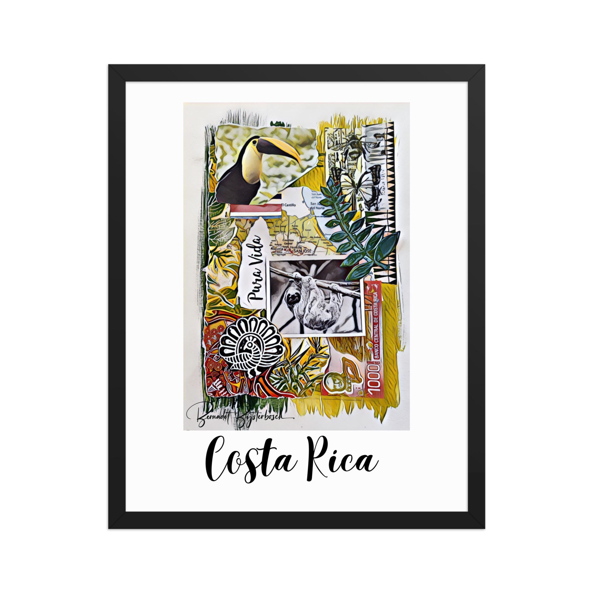 Framed Poster: "Costa Rica" - Image 3