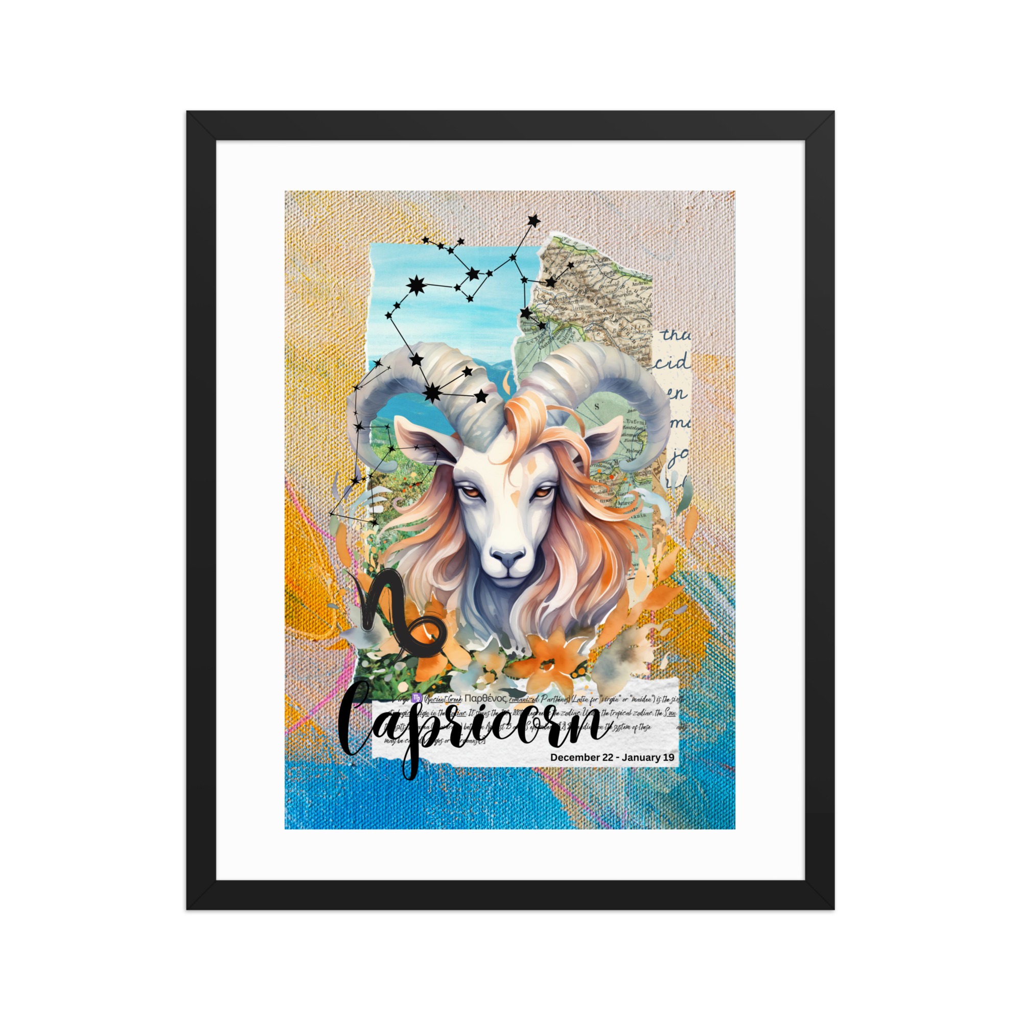 Framed Poster: "Capricorn" - Image 3