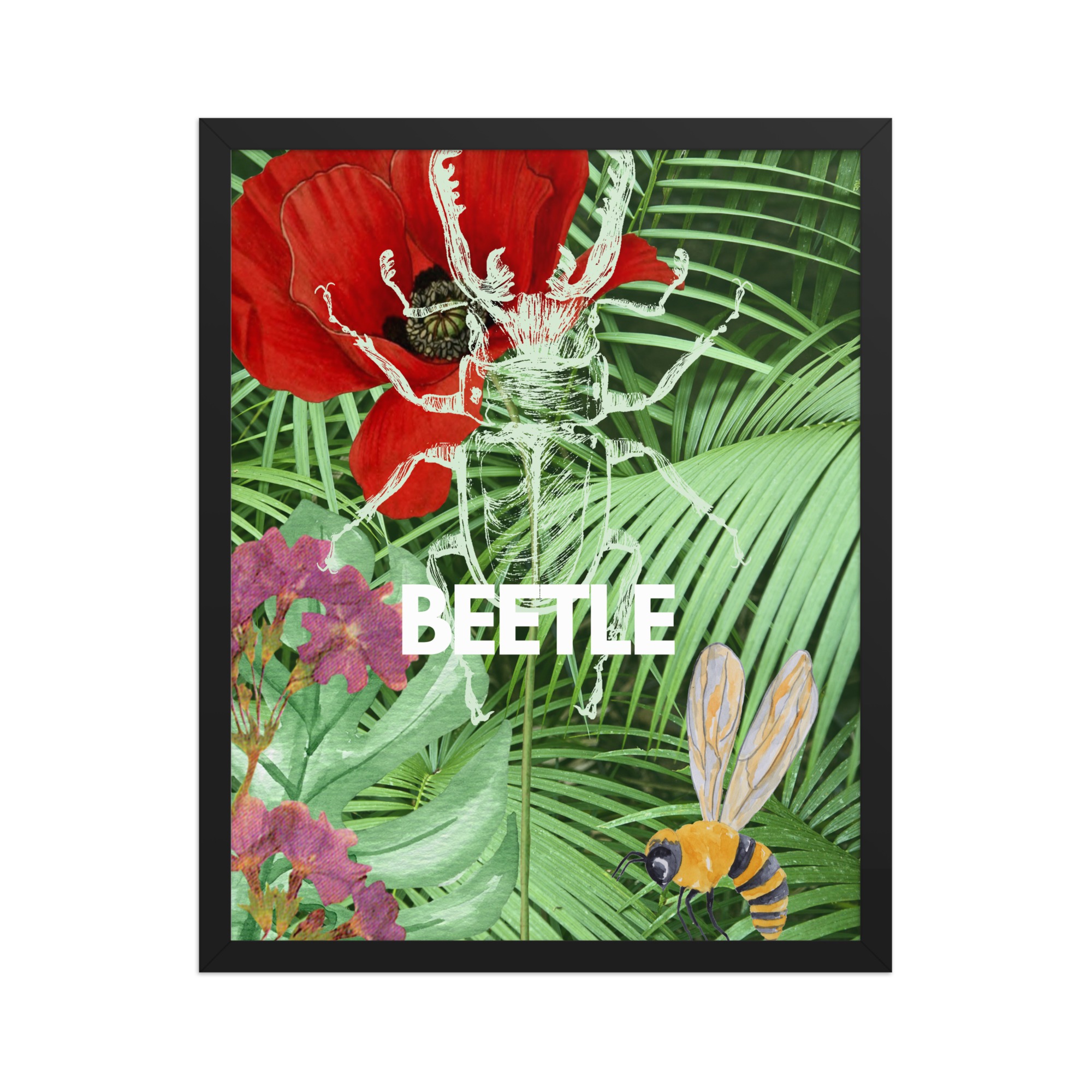 Framed Poster: "Beetle" - Image 3