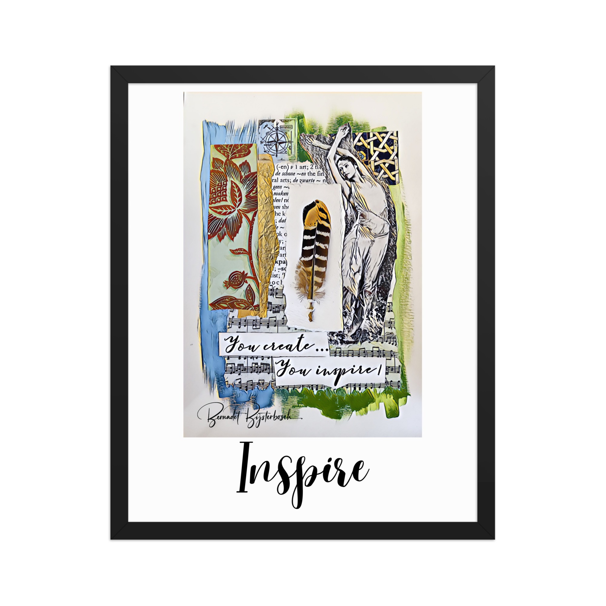 Framed Poster: "Inspire" - Image 3