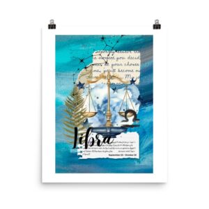 Unframed Poster: "Libra"