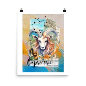 Unframed Poster: "Capricorn"