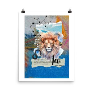 Unframed Poster: "Leo"