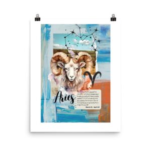 Unframed Poster: "Aries"