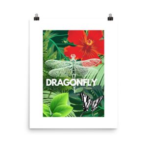 Unframed Poster: "Dragonfly"