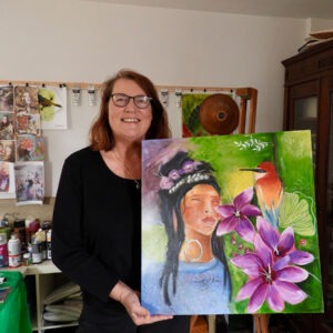 Canvas Print: "Queen of Colors" - Thumbnail Image 3