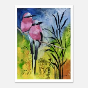 Fine Art Poster: "Little Lucky Bird 7"