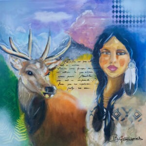 Canvas Print: "Alaska love"