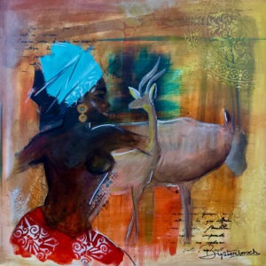 Canvas Print: "Dance with the animals"