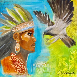 Canvas Print: "Fighters become friends"