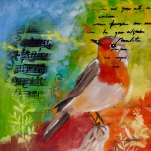 Canvas Print: "Little Lucky Bird 3"