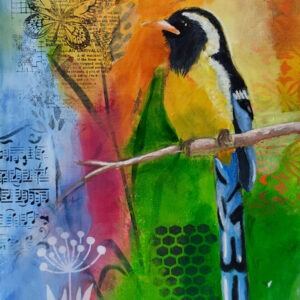 Canvas Print: "Little Lucky Bird 8"