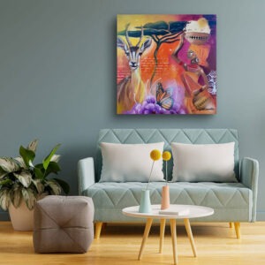 Canvas Print: "African Peace" - Thumbnail Image 4