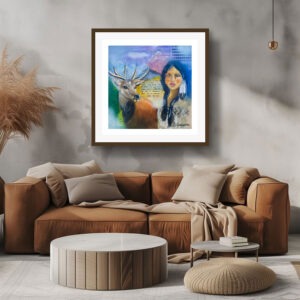 Premium Semi-Glossy Paper Poster: "Alaska Love" - Thumbnail Image 2