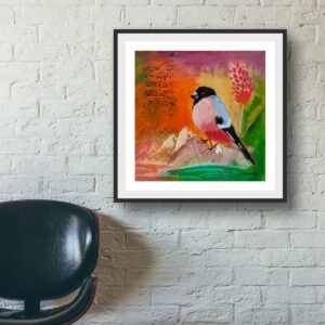 Premium Semi-Glossy Paper Poster: "Little Lucky Bird 1" - Thumbnail Image 3