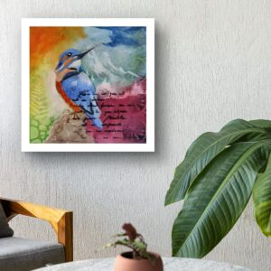 Premium Semi-Glossy Paper Poster: "Little Lucky Bird 2" - Thumbnail Image 2