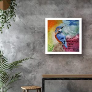 Premium Semi-Glossy Paper Poster: "Little Lucky Bird 2" - Thumbnail Image 3