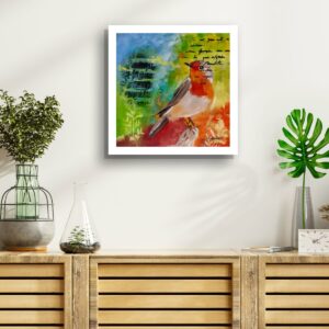 Fine Art Poster: "Little Lucky Bird 3" - Thumbnail Image 3