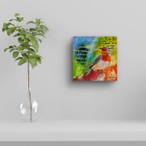 Canvas Print: "Little Lucky Bird 3" - Thumbnail Image 3