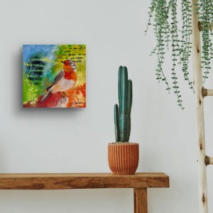 Canvas Print: "Little Lucky Bird 3" - Thumbnail Image 4