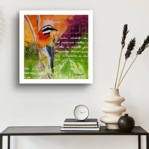 Fine Art Poster: "Little Lucky Bird 4" - Thumbnail Image 3