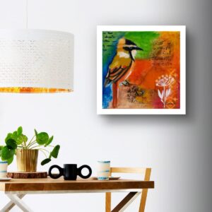 Premium Semi-Glossy Paper Poster: "Little Lucky Bird 5" - Thumbnail Image 2