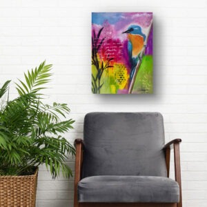 Canvas Print: "Little Lucky Bird 6" - Thumbnail Image 4