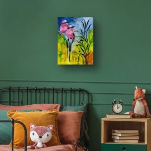 Canvas Print: "Little Lucky Bird 7" - Thumbnail Image 3