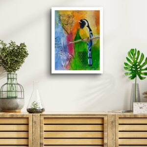Premium Semi-Glossy Paper Poster: "Little Lucky Bird 8" - Thumbnail Image 2