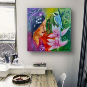 Canvas Print: "Tribute to the Tribe Woman" - Thumbnail Image 5
