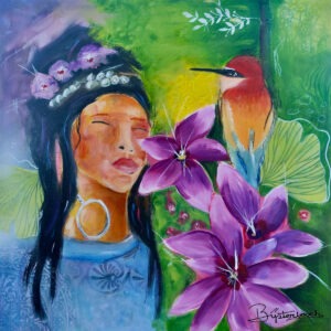 Canvas Print: "Queen of Colors"