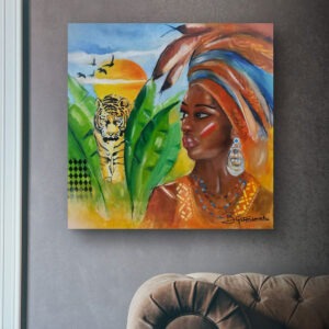 Canvas Print: "Meeting a stranger" - Thumbnail Image 3