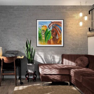 Fine Art Poster: "Meeting a stranger" - Thumbnail Image 3
