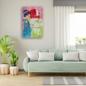 Canvas Print: "White Sweet Beauty" - Thumbnail Image 3