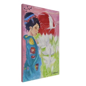Canvas Print: "White Sweet Beauty" - Thumbnail Image 2