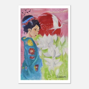 Fine Art Poster: "White Sweet Beauty"