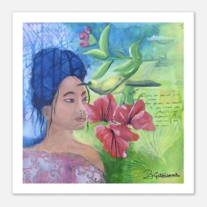 Fine Art Poster: "A Bird Wispering"