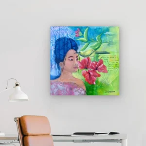 Canvas Print: "A Bird Wispering" - Thumbnail Image 2