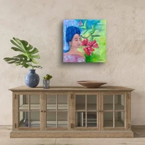 Canvas Print: "A Bird Wispering" - Thumbnail Image 3