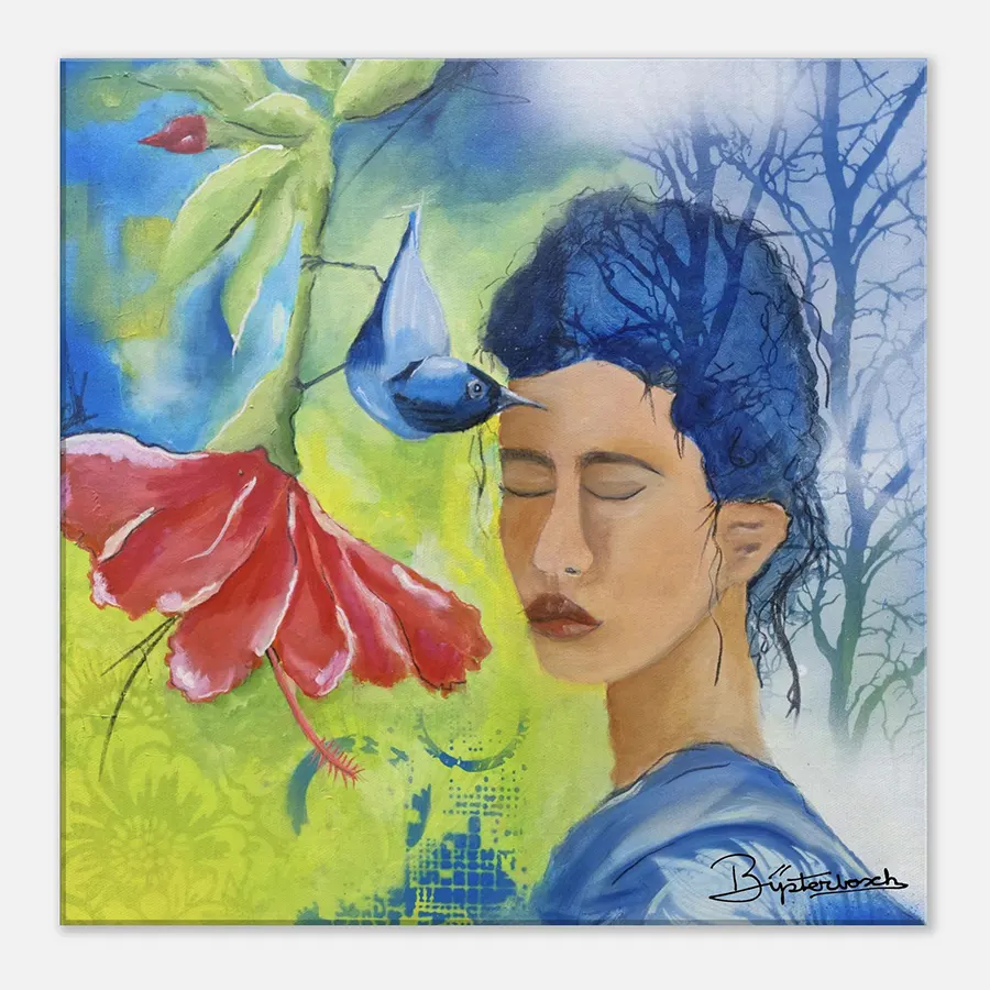 Canvas Print: "Let Nature Kiss You"