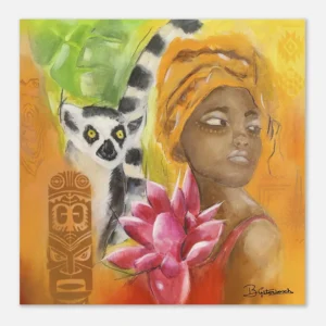 Premium Semi-Glossy Paper Poster: "Madagascar Love"
